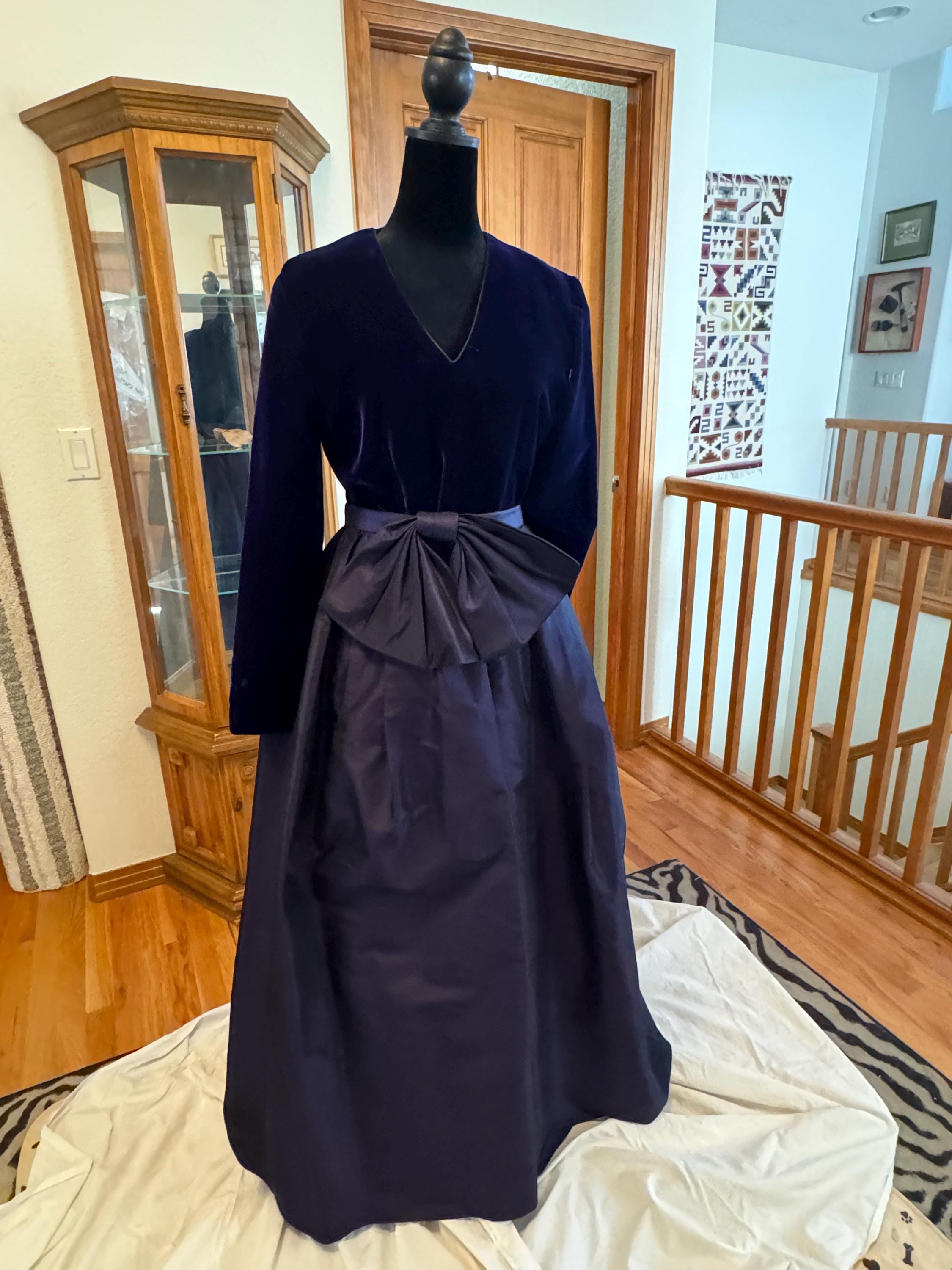 Robe Longue En Laine John Galliano - Noir - Taille US XS / IT 38 (Neuve Avec étiquettes)