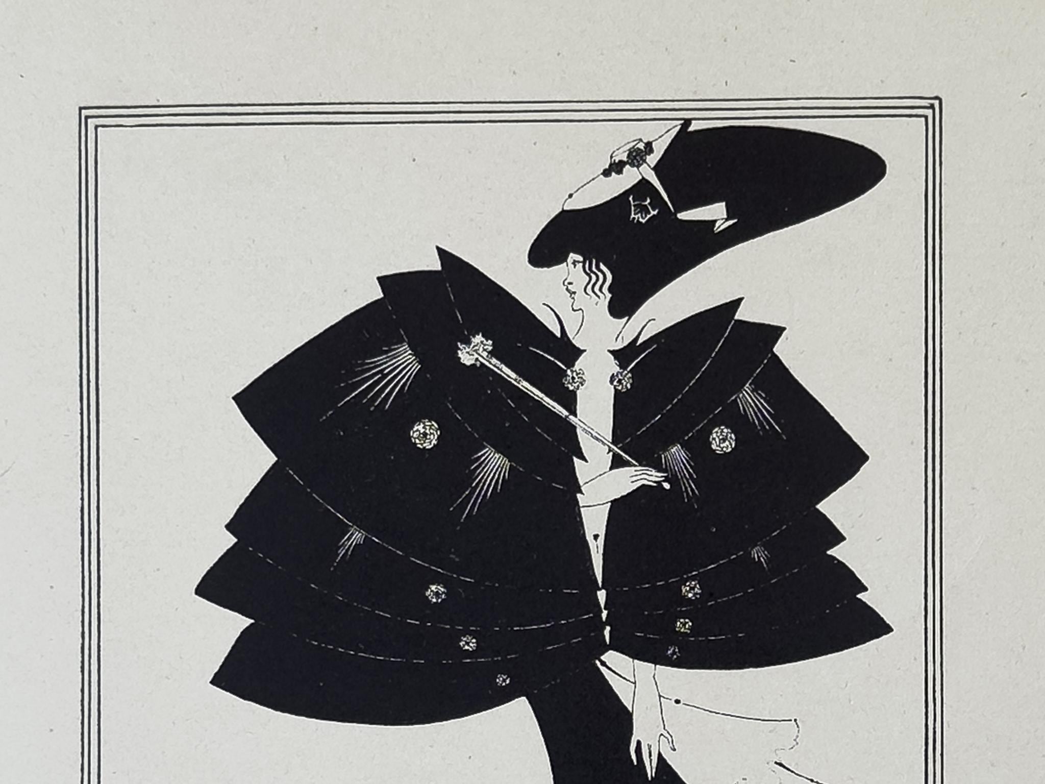 オーブリー・ビアズリー - オリジナル木版画、1920年 - オスカー