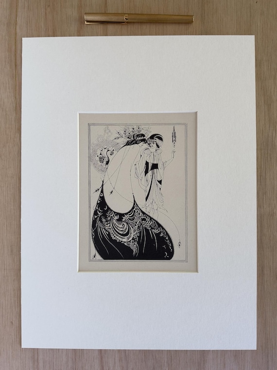 オーブリー・ビアズリー - オリジナル線画、1920年 - オスカー