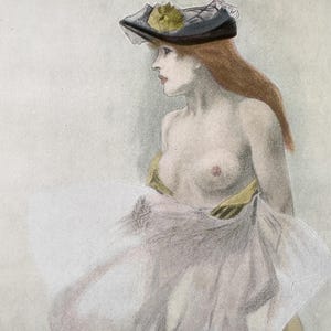 Félicien Rops  - Bonne Volonté -  Print date 1906