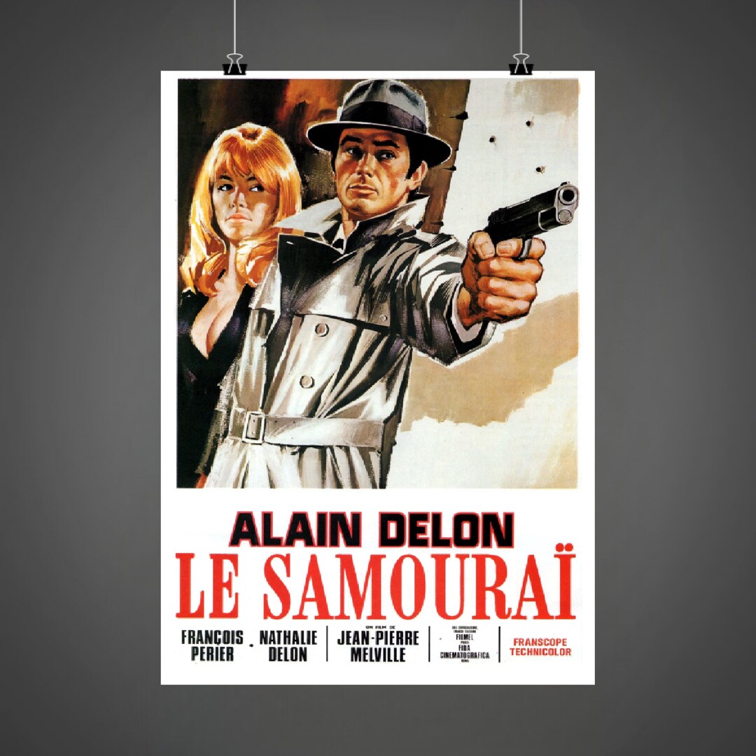 Affiche De Cinéma Le Samouraï - Poster 70x100cm - Qualité HD - Neuf