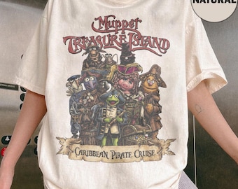 Muppet Treasure Island Caribbean Pirate Cruise T-shirt, Vintage Muppet Treasure Island 30th Anniversary Shirt, A Pirates Life For Me Shirt