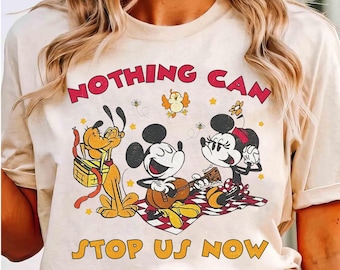 Retro Runaway Railway Mickey Minnie Pluto Chuuby Shirt, Nothing Can Stop Us Now, Disney Ride Shirt, Disney Park Shirt, Disneyland Trip Tee