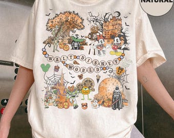 Vintage Disney Hollywood Studios Halloween Shirt, Mickey & Friends Tower of Terror Tee, Toy Story Star Wars Halloween, Mickey's Not So Scary