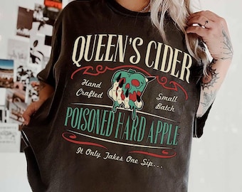 Disney Snow White And Seven Dwarfs Queen’s Cider Poison Apple Shirt, Disney Villains Shirt, Pick Your Poison Shirt,Disney Group Matching Tee