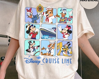Maglietta Disney Cruise Line Topolino e i suoi amici, maglietta per famiglie Disney Cruise 2026, maglietta Chip e Dale Cruise Line, Disney Wish Fantasy Magic Wonder
