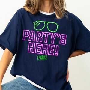MTV Jersey Shore Party's Here T -Shirt, Vintage Music Television Tee, MTV Logo T-shirt, Retro 80s & 90s Family Matching Tee, Family Trip Tee image 6