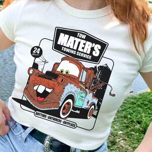 Disney Pixar Cars Tow Mater Towing Service T-shirt, Radiator Springs Tee, Disney Cars Boy's Shirt, Cars Land Shirt, Disneyland Matching Tee image 3