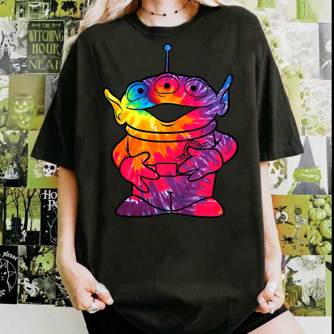 Disney Pixar Toy Story Tie Dye Alien Portrait T-shirt, Toy Storyland ...