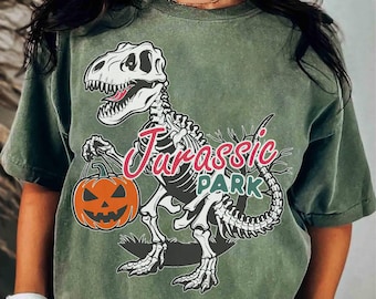 Jurassic Park Halloween Shirt, Jurassic Park Universal Studios T-Shirt, Jurassic Park Sweatshirt, 90s Dino T-shirt, Spooky Season Tee
