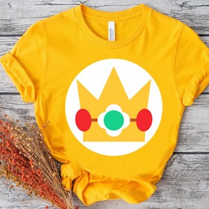 Nintendo Super Mario Icon Costume Halloween Logo Shirt,Mario Luigi Princess Peach Toad Yoshi Bowser Halloween Tee,Mario Costume Matching Tee image 6
