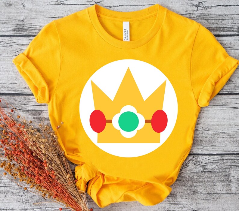 Nintendo Super Mario Icon Costume Halloween Logo Shirt,Mario Luigi Princess Peach Toad Yoshi Bowser Halloween Tee,Mario Costume Matching Tee image 6