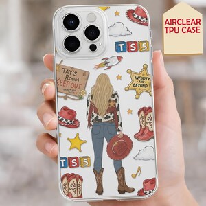 Disney Toy Story TS 5 Cowgirl-telefoonhoesje, telefoonhoesje Toy Story Cowgirl-personages Tough Case voor iPhone Samsung, TS Music-telefoonhoesje