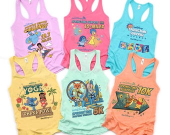 Springtime Surprise Weekend-shirt, Spring RunDisney 2026-shirt, Disney Marathon-shirt, Walt Disneyworld Hapiest Race-shirt, hardloper 5K 10K