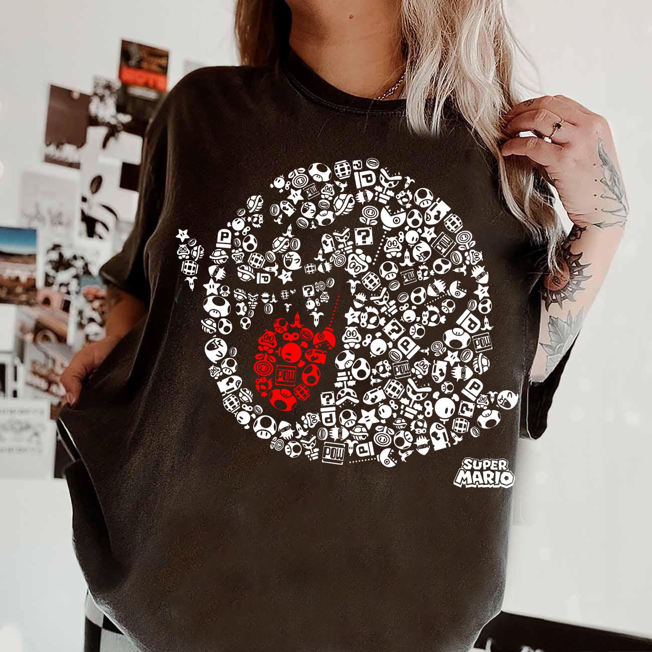 Maglietta da donna per Halloween, fantasma grafica, a maniche corte, grigio., XXL