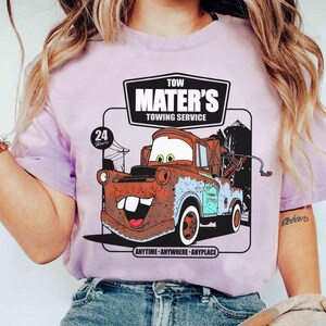 Disney Pixar Cars Tow Mater Towing Service T-shirt, Radiator Springs Tee, Disney Cars Boy's Shirt, Cars Land Shirt, Disneyland Matching Tee image 4