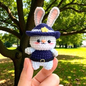 Crochet Pattern Bunny Rabbit, Crochet Bunny Amigurumi Pattern PDF, Amigurumi Easter Rabbit, Cute Animals Pattern, Pattern Easter Bunny