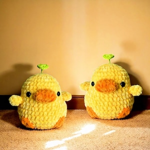 Yellow Duck Crochet Pattern, Amigurumi Duck Pattern, Crochet Stuffed Animal Pattern for Beginners, Quick and Easy Duckling, PDF Download