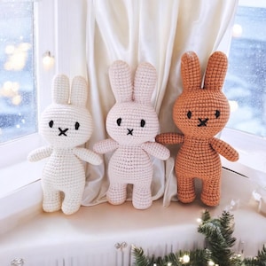 Crochet Pattern Bunny Rabbit, Crochet Bunny Amigurumi Pattern PDF, Amigurumi Easter Rabbit, Cute Animals Pattern, Pattern Easter Bunny