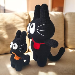 Cat Crochet Pattern, Amigurumi Crochet Kitten Pattern, Amigurumi Crochet Cat, No Sew Kitten Crochet Pattern, Crochet Pattern Plushie Cat