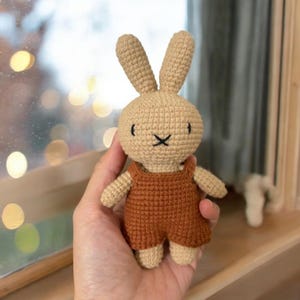 Crochet Pattern Bunny Rabbit, Crochet Bunny Amigurumi Pattern PDF, Amigurumi Easter Rabbit, Cute Animals Pattern, Pattern Easter Bunny