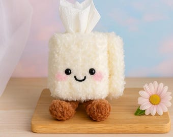 ユニークなかぎ針編みのトイレットペーパーホルダーまたはプラント