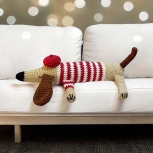 Crochet Puppy Amigurumi Pattern, Dog Crochet Pattern, Farm Animal Crochet Pattern, Dog Plushie Crochet Pattern, No Sew Plushie Puppy Pattern