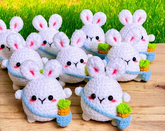 Bunny Basket Treats Crochet Patterns Bundle, Easter Egg Pattern, Egg Basket Pattern , Easter Day Crochet Pattern, Amigurumi Crochet Patterns