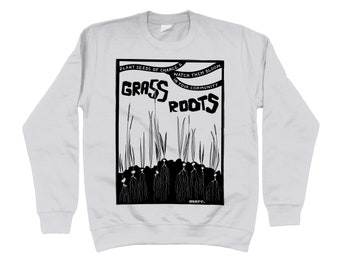 grey roots sweater