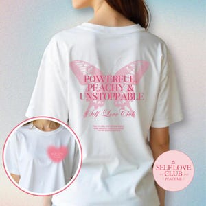 Selbstliebe Club-Shirt | Ermächtigendes Kleid, Affirmations-T-Stück, motivierendes Hemd, Selbstpflege-Kleidung, trendiges Zitat-Shirt, inspirierendes Geschenk