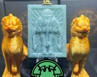 Laos Elephant Jade Pendant