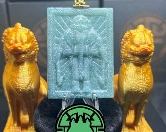 Laos Elephant Jade Pendant