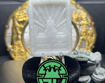 Cambodian Angkor Wat Jade Pendant