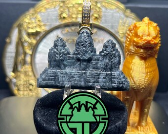 Cambodian Angkor Wat Jade Pendant