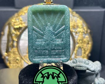 Cambodian Angkor Wat Jade Pendant