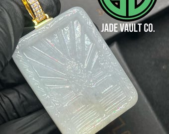Cambodian Angkor Wat Jade Pendant