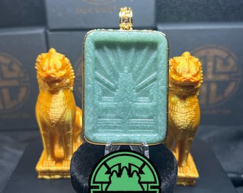 Cambodian Angkor Wat Jade Pendant