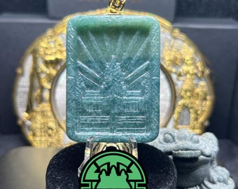 Cambodian Angkor Wat Jade Pendant