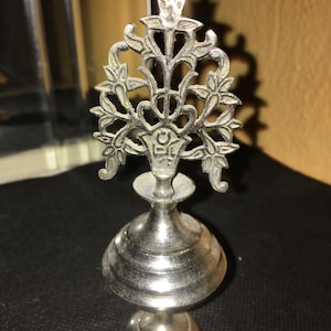 Rare Ottoman Brass Sürmendanlık (1840-1922) – Elegant and Functional Antique Piece