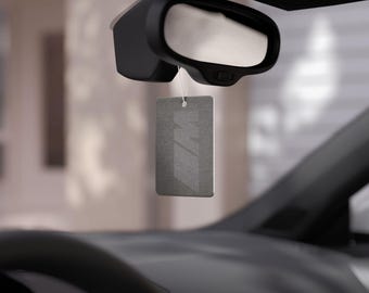 BMW Snygg billuftfräschare | Unik arometikett | Modern design, bildekor, present till honom | Minimalistisk luftfräschare, fordonstillbehör