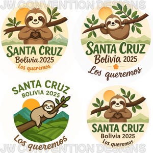 JW Convention Bolivia Santa Cruz Logo PNG for print / pins / badge / cards / stickers PDF