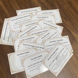 Basic Everyday Duas - Stickers 16 stuks
