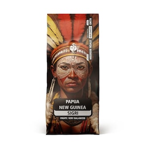 Koffiebonen geroosterd Papoea-Nieuw-Guinea Sigri (250 gram)