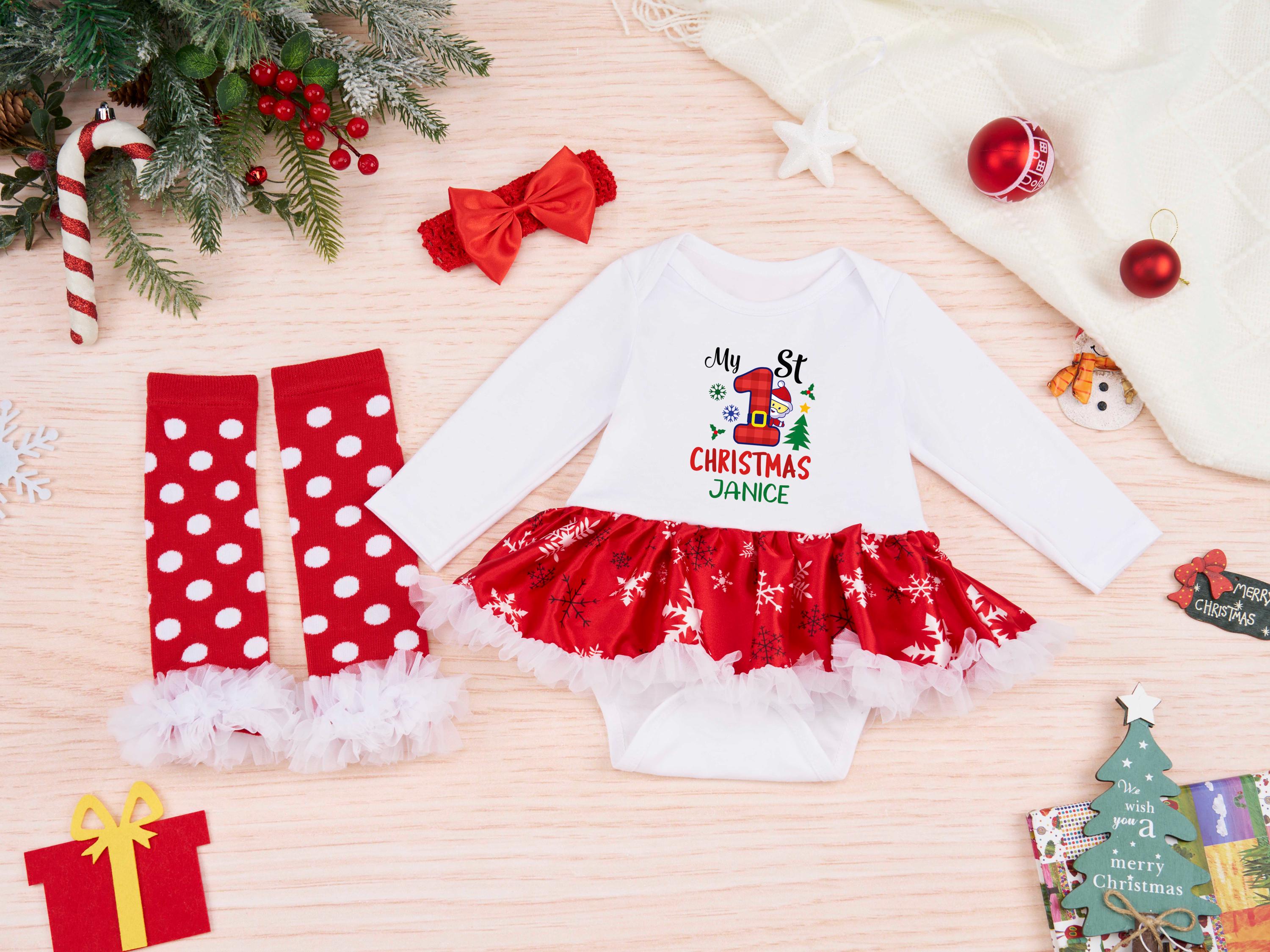 my first christmas dress newborn 1st Baby Outfit,Christmas Outfit Baby Girl,Baby Christmas Dress,My Christmas Romper,Christmas Baby Girl Dress,Christmas Gift newborn christmas outfit