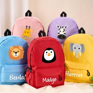 Sac à dos personnalisé pour tout-petit, Cartable pour enfant, Sacs d'école pour enfant, Sac de voyage pour enfant avec nom, Rentrée scolaire, Cadeaux d'anniversaire pour enfant