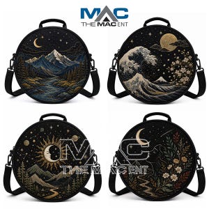 Handcrafted Sublimation Bag for Shamanic Drum | Shaman Drum Native Frame Drum Case