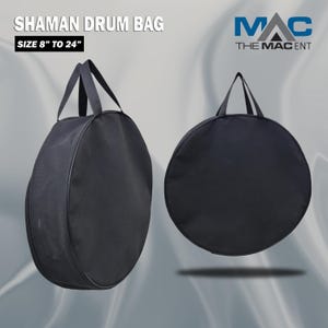 Bolsa de lona artesanal para tambor xamânico | Estojo para tambor Shaman Drum Native Frame