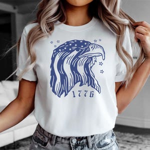 Patriotic 4th of July Unisex Tee: Soft Cotton Americana Shirt