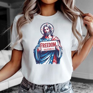 4th of July Christian Tee: Patriotic Unisex T-Shirt