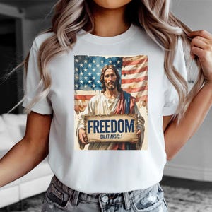 4th of July Christian Tee: Patriotic Unisex T-Shirt